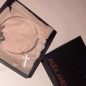 Cross Alex and Ani bangle bracelet